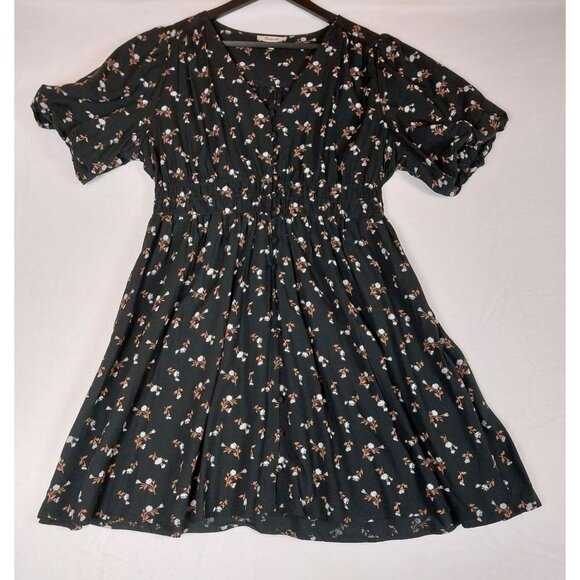 Madewell Dresses & Skirts - Madewell Challis Sophia Mini Dress in Woodland Floral Sz L